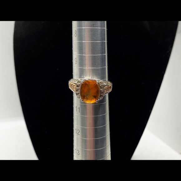 Jewelry - Citrine/Quartz w/Clear & Yellow Spinel Gemstones